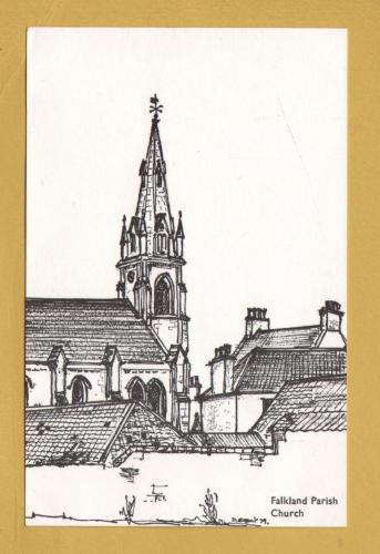 `Falkland Parish Church` - Postally Unused - Producer Unknown Postcard.